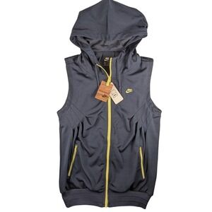 Nike Sportswear Training Vest Womens Size S Sleeveless‎ Full Zip Hoodie